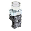 İdarəetmə düyməsi NP2-BW1161 çıxıntılı, ağ, , 1NO, AC/DC230В (LED), IP40 (R)