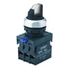 İşıqlı çevirici NP8-11XD/211, 2 mövqeli fiksasiyalı, ağ, AC110-230В(LED), 1NO+1NC, IP65 (R)