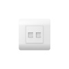 (NEW3-E) Kompyuter yuvası 2хRJ45, ağ