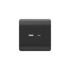 (NEW3-E) USB yuvası A+С, 5В/2,1А, qara