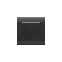 (NEW3-E) Pərdəli elektrik yuvası qapaqlı, 16А, IP44, qara