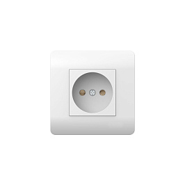 (NEW3-E) Pərdəli elektrik yuvası, 16А, ağ