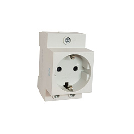 Rozetka AC30-111 torpaqlama kontaktı ilə, DIN
